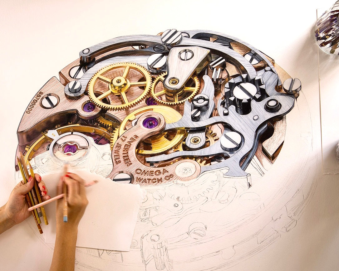 Cecilia Mendoza Artist drawing caliber 321