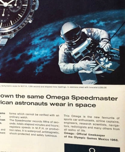 Giclée-Kunstdruck: „Omega Speedmaster Ed White“