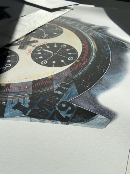 Fine Art Giclée-Druck: „Rolex Daytona Paul Newman“
