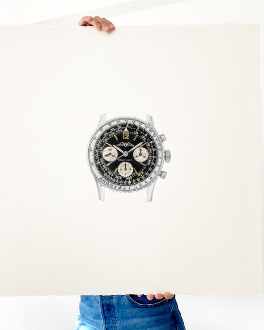 Original Drawing: "Navitimer" - From the series: Time flies, Icons Remain.