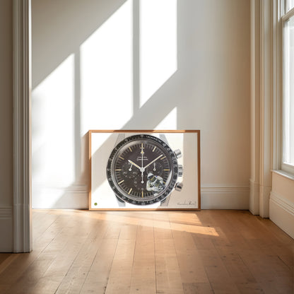 Giclée-Kunstdruck: „Omega Speedmaster Ed White“