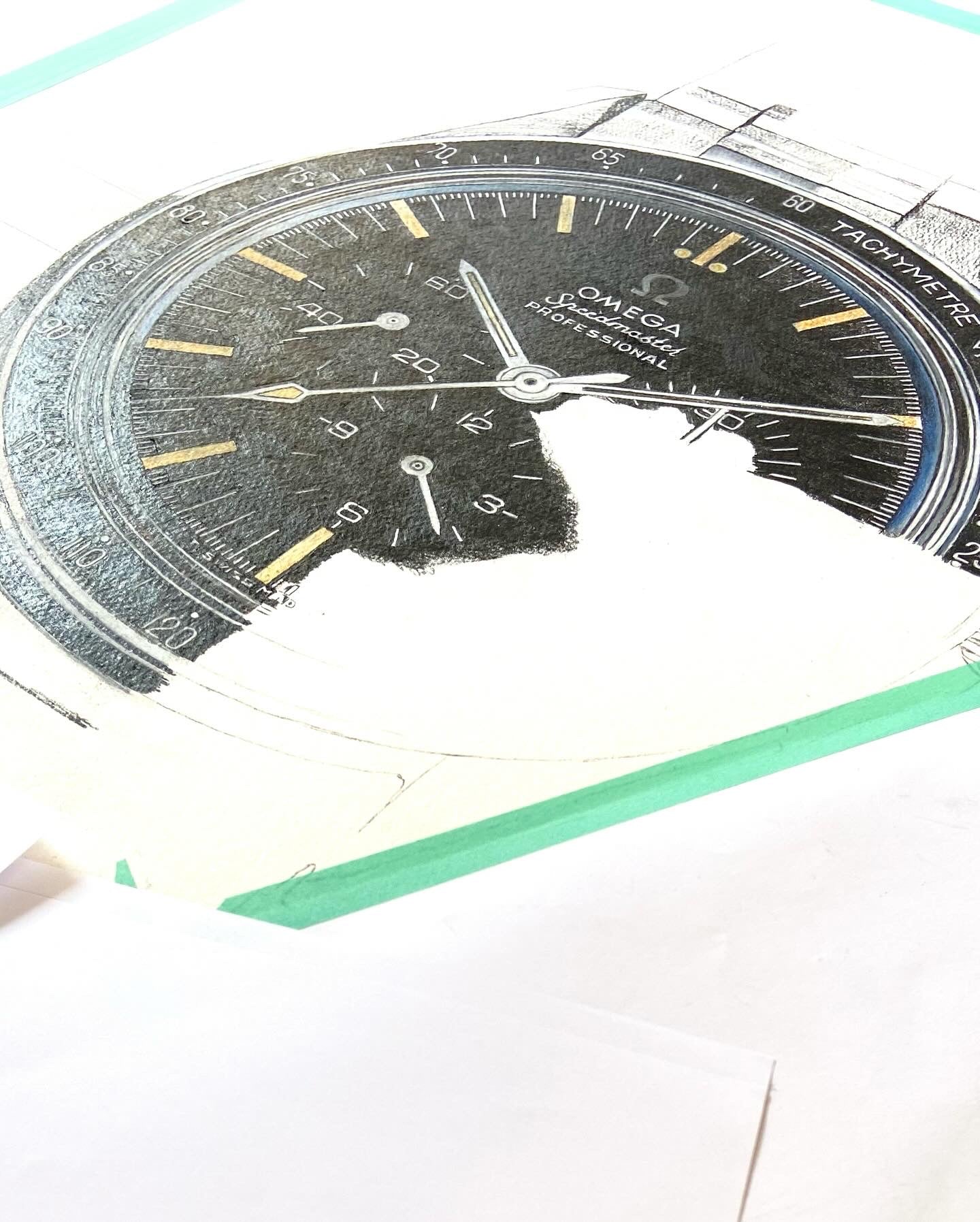 Fine Art Giclée Print "Omega Speedmaster Professional: First Watch on the Moon"