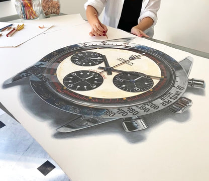 Fine Art Giclée-Druck: „Rolex Daytona Paul Newman“