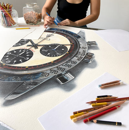 Fine Art Giclée Print: "Rolex Daytona Paul Newman"